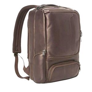 Ebags Slim Professional Brown Leather Backpack
